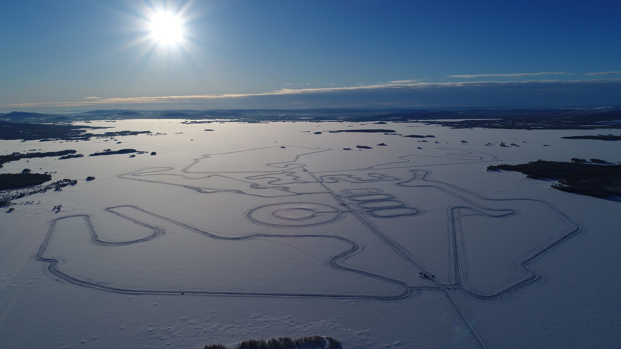 stage de pilotage sur glace en Laponie